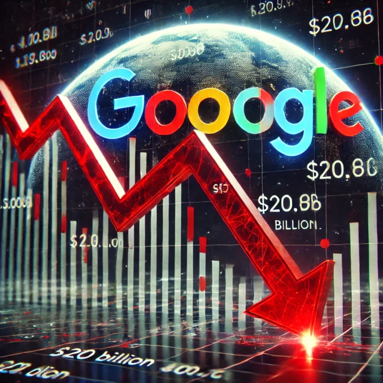 Google Faces Massive Market Value Decline: Over $200 Billion Wiped Out